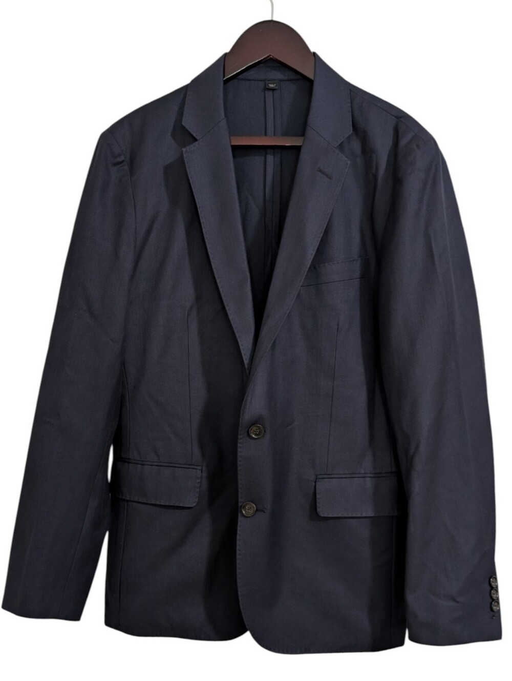 J.Crew Ludlow Blazer 40R Navy Wool Cotton Blend American Woolen Co H2794